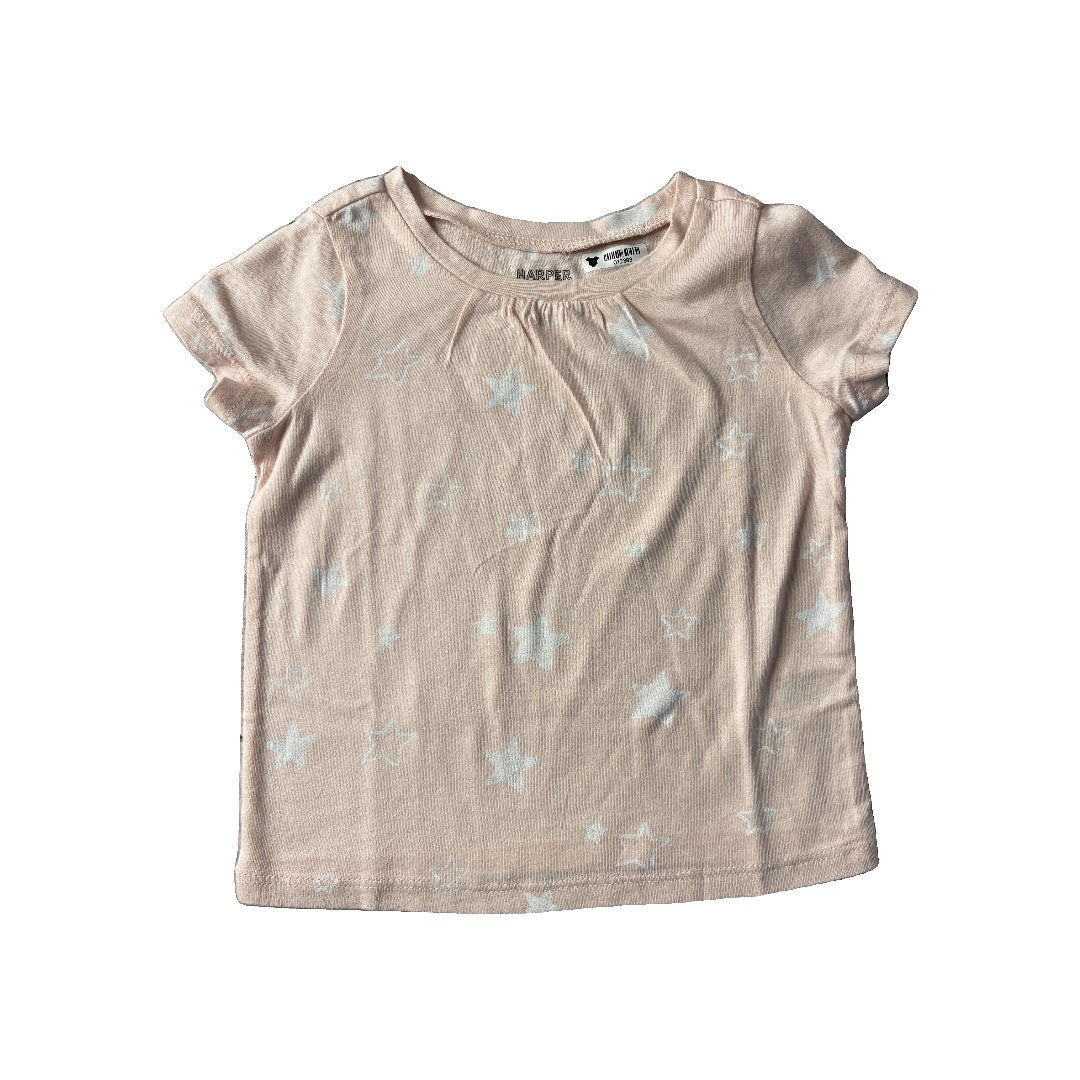 Harper Canyon Unisex pink | White | Stars T-Shirt Size: 18 months pink | White | Stars