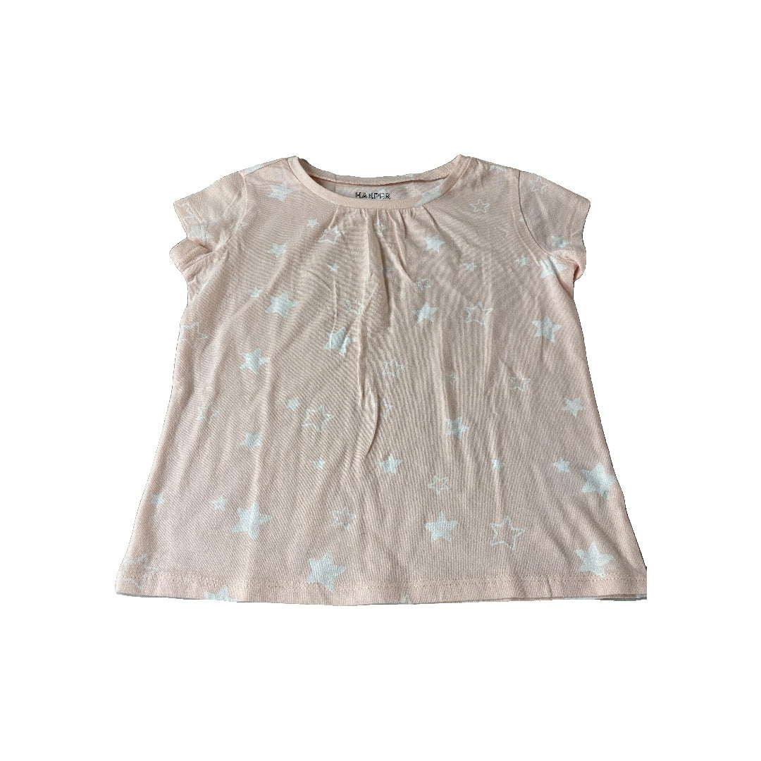Harper Canyon Girls pink | White | Stars T-Shirt Size: 4T pink | White | Stars