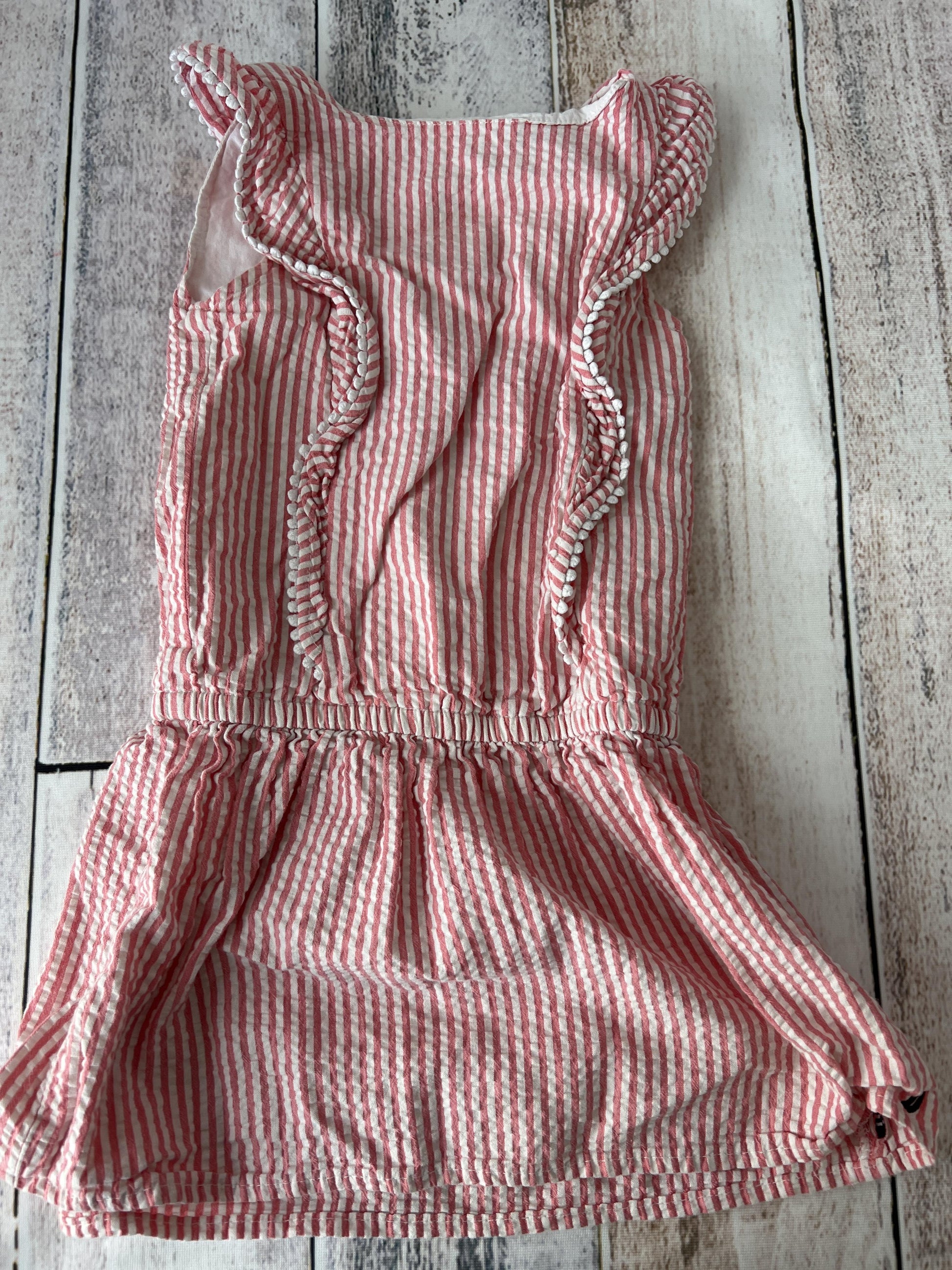 Nautica Girls pink | White | Stripe Dress Size: 4T pink | White | Stripe