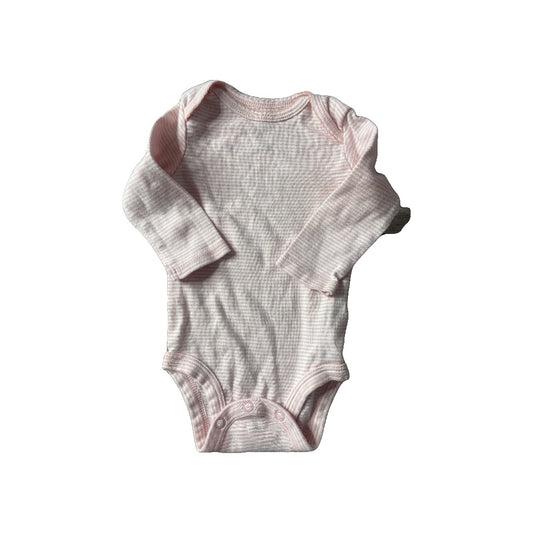 Carters Girls pink | White | Stripe Onesie Size: 3 months pink | White | Stripe