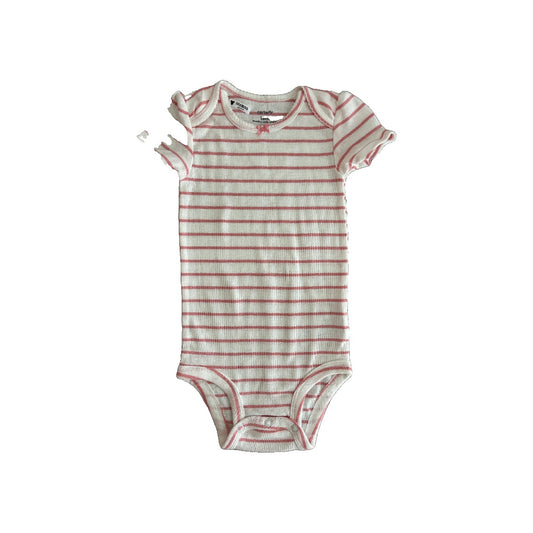 Carters Girls pink | White | Stripe Onesie Size: 18 months pink | White | Stripe