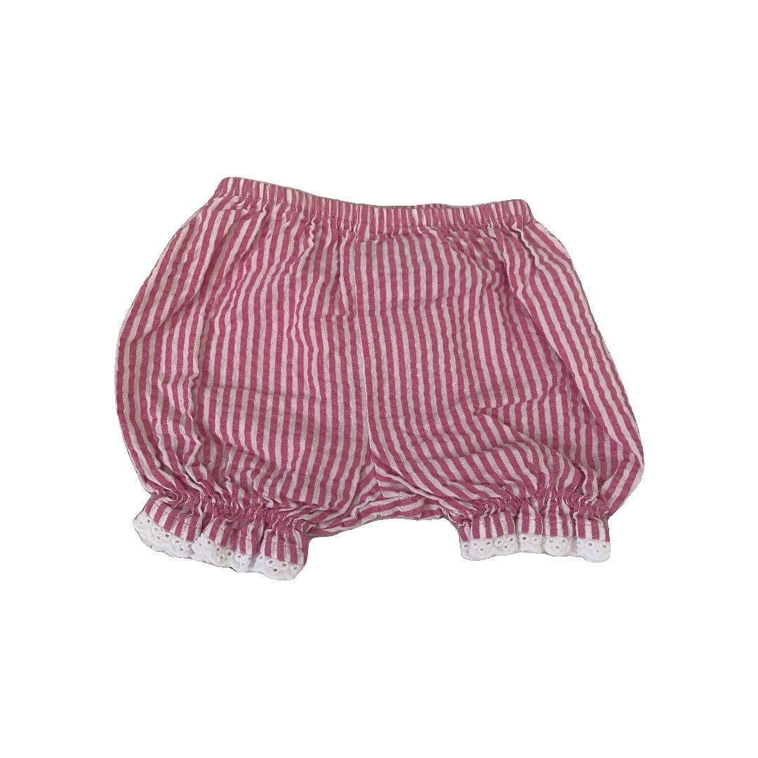 Disney Girls pink | White | Stripe Shirt Size: 6 months pink | White | Stripe