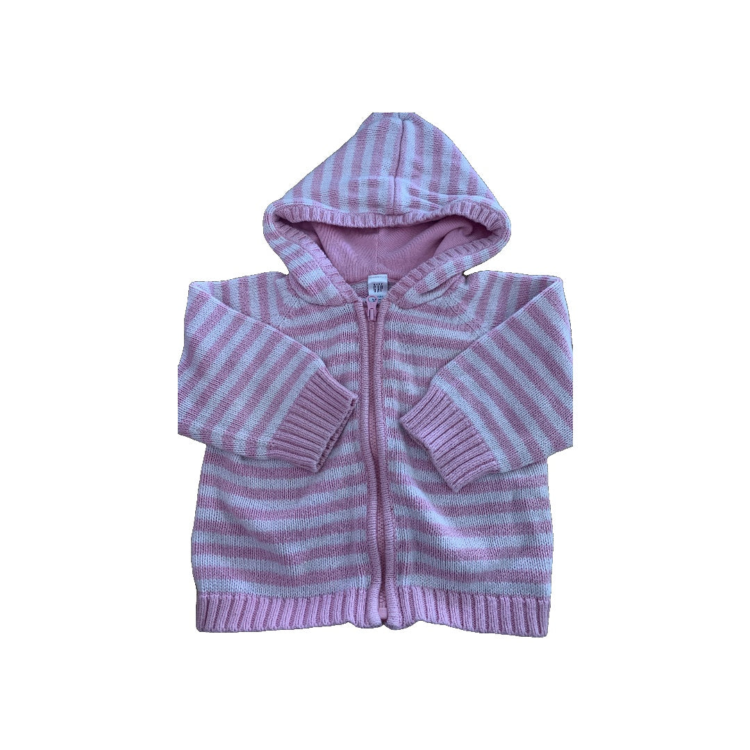 Gap Girls pink | White | Stripe Jacket Size: 6-12 months pink | White | Stripe