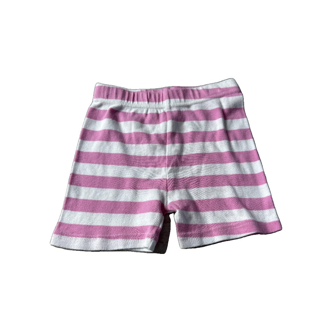 Planet Sleep Girls pink | White | Striped Shorts Size: 4T pink | White | Striped