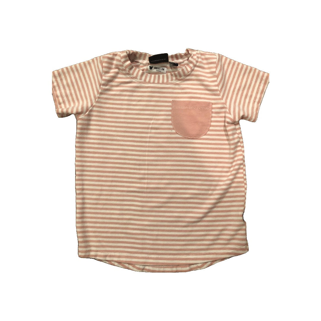 BabySprouts co Girls pink | White | Striped T-Shirt Size: 18-24 months pink | White | Striped