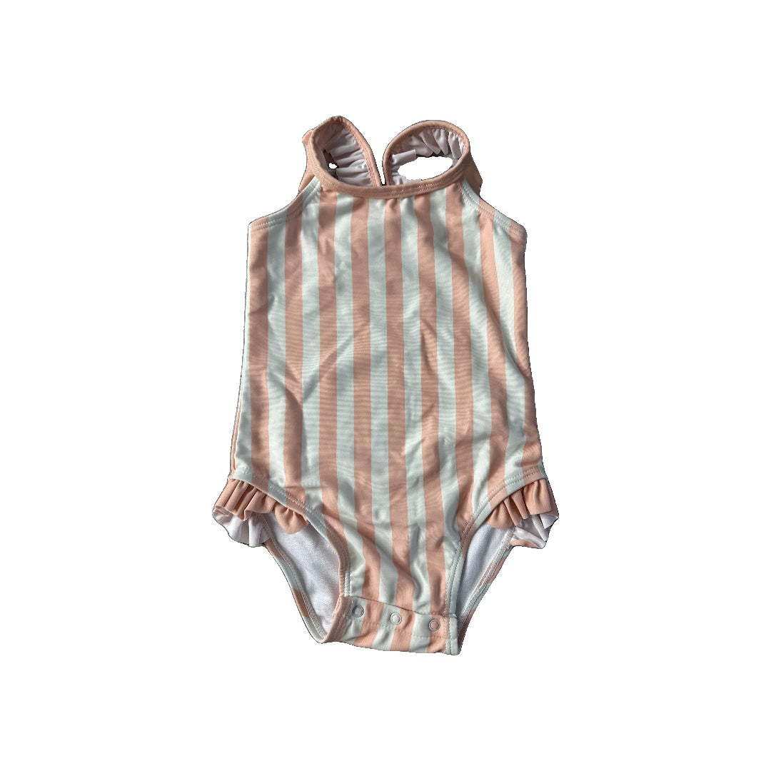 Rockets of Awesome Girls pink | White | Striped Swimwear Size: 6-12 months pink | White | Striped