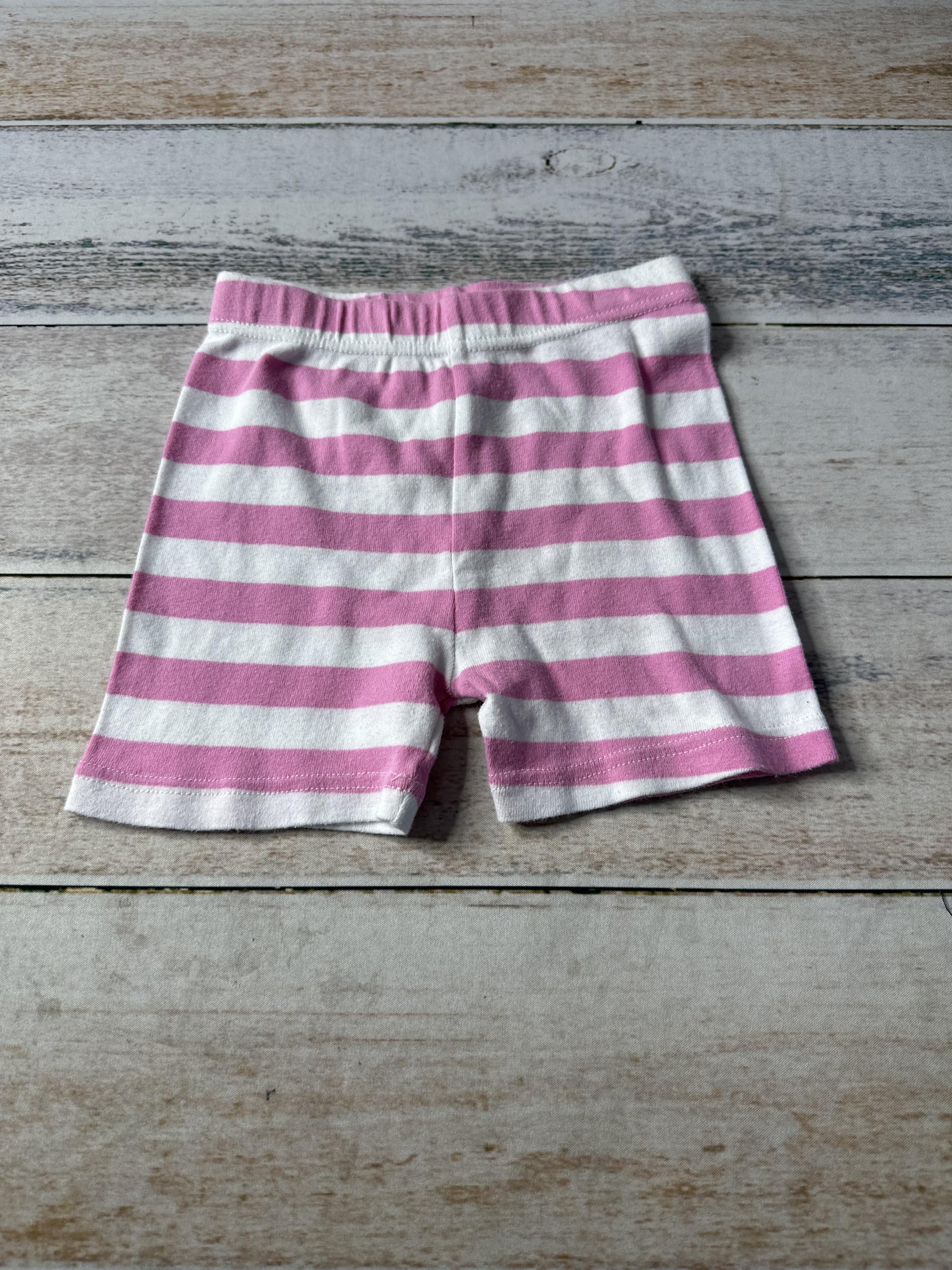 Planet Sleep Girls pink | White | Striped Shorts Size: 4T pink | White | Striped