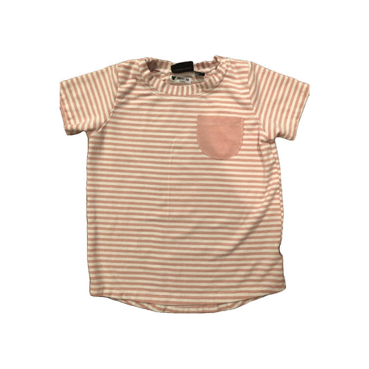 BabySprouts co Girls pink | White | Striped T-Shirt Size: 18-24 months pink | White | Striped