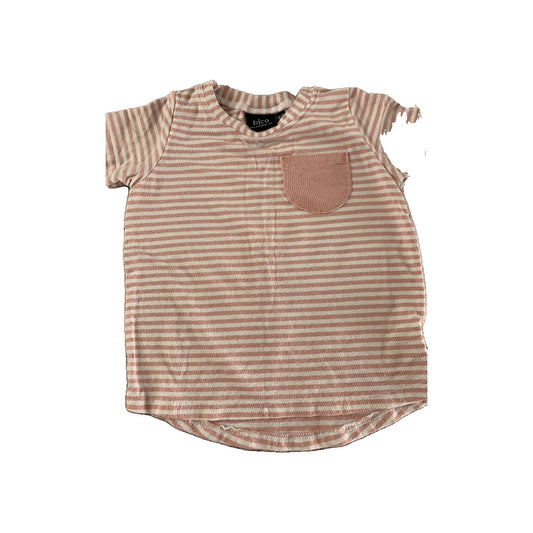 BabySprouts co Girls pink | White | Striped T-Shirt Size: 12-18 months pink | White | Striped