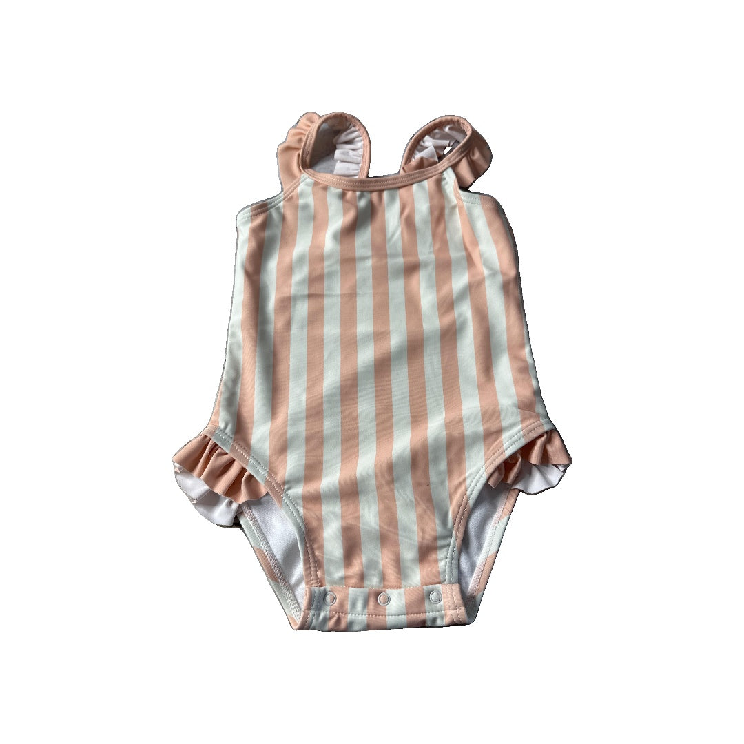 Rockets of Awesome Girls pink | White | Striped Swimwear Size: 12-18 months pink | White | Striped