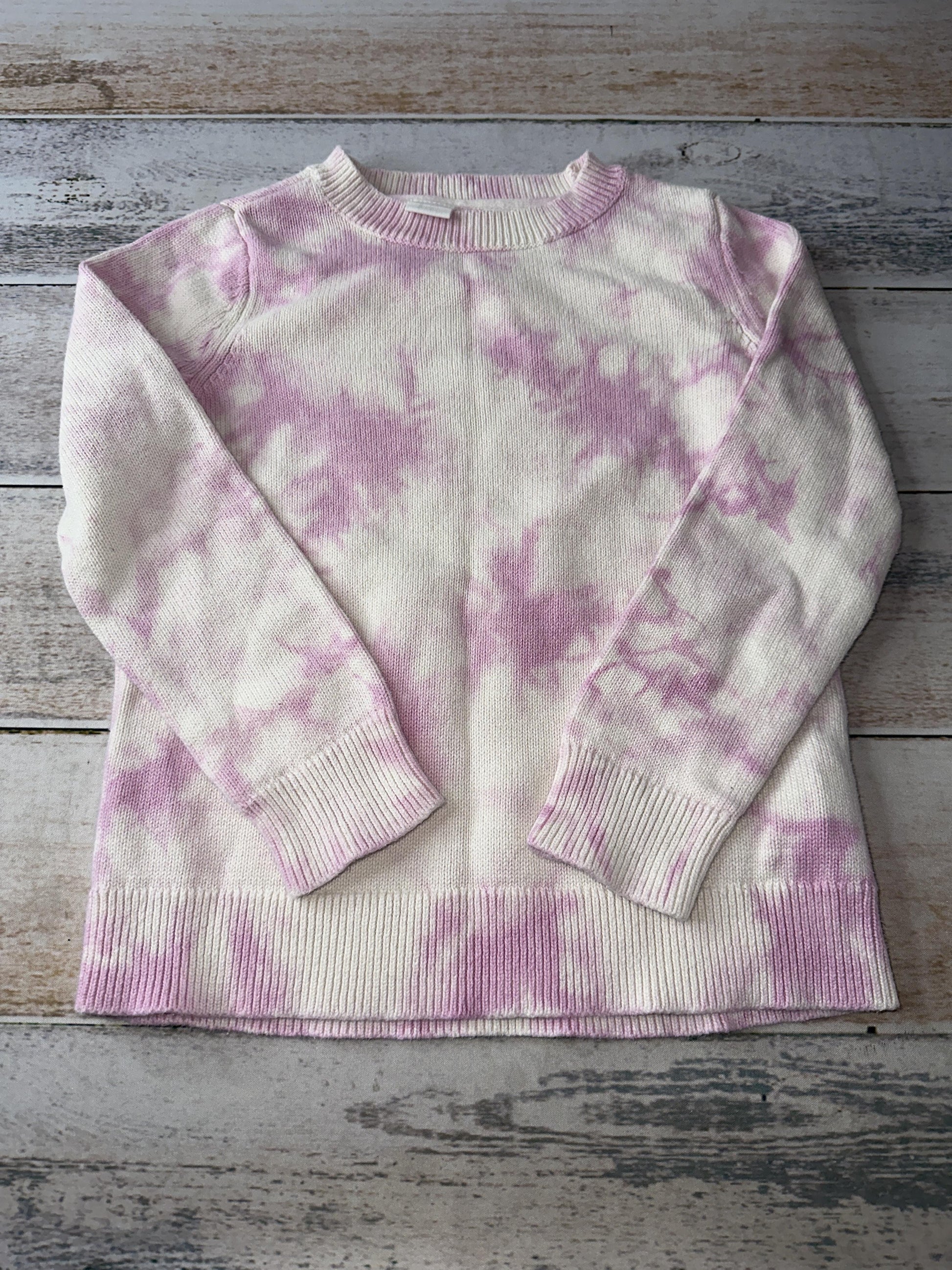 Gap Girls pink | White | Tie Dye Sweater Size: 5-6 Years pink | White | Tie Dye