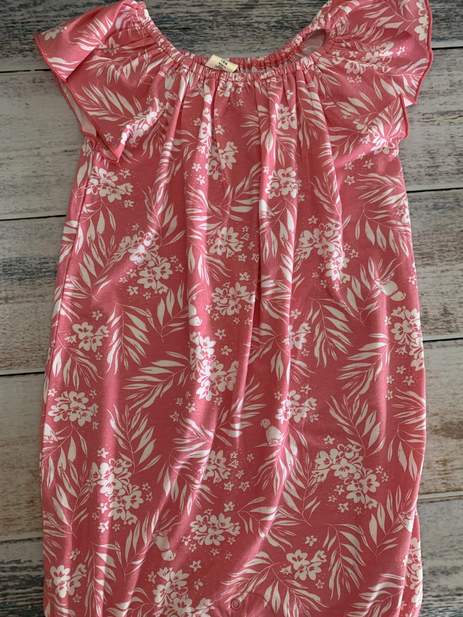 Tucker + Tate Girls pink | White | Tropical Romper Size: 18 months pink | White | Tropical