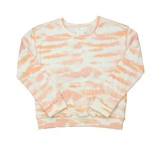Rockets Of Awesome Girls Pink | White | Tye Dye Sweatshirt Size: 14 Years