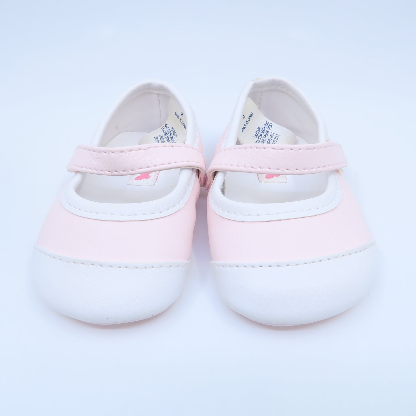 Janie and Jack Girls Pink | White Shoes Size: 2 Infant Pink | White