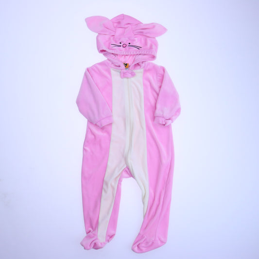 Unknown Brand Girls Pink | White Costume Size: 9 Months Pink | White