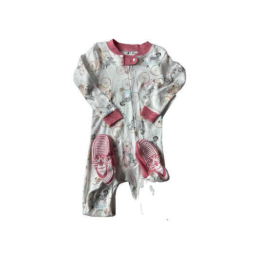 Burt's Bees Girls pink | White Pajamas Size: 18 months pink | White