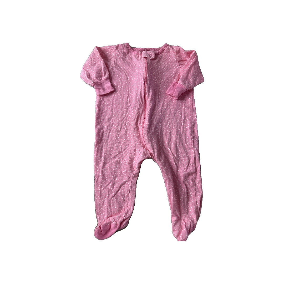 Gerber Childrenswear Unisex pink | White Pajamas Size: 3-6 months pink | White