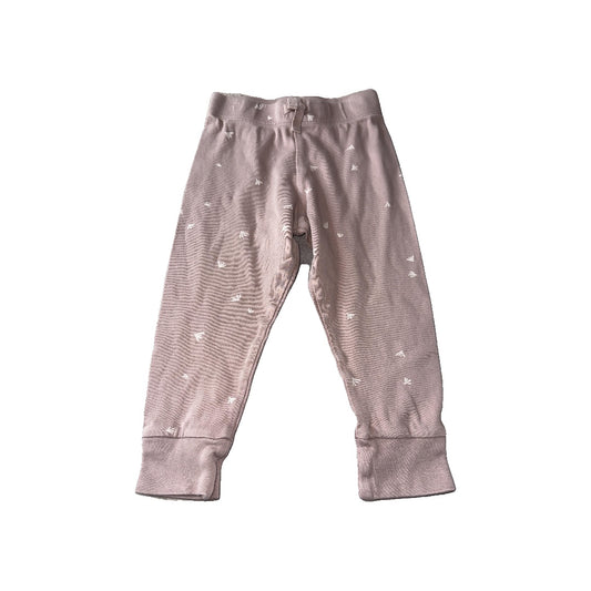 Colored Organics Girls pink | White Pants Size: 18-24 months pink | White