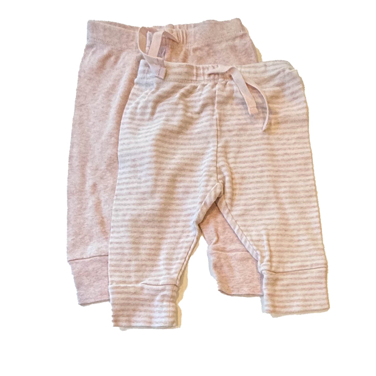 Gap Girls Pink | White Leggings Size: 3-6 Months Pink | White