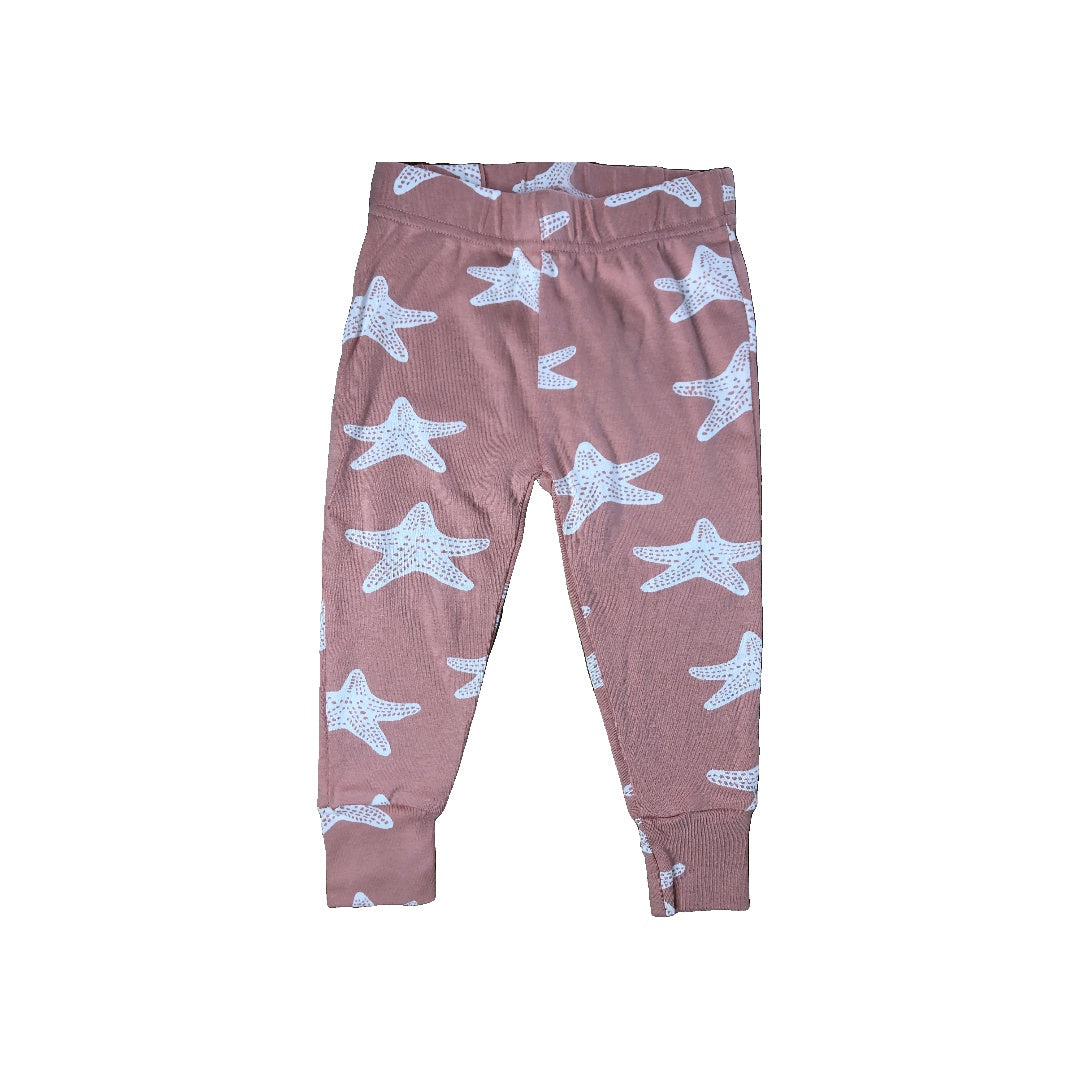 Oliver & Rain Girls pink | White Pajamas Size: 24 months pink | White