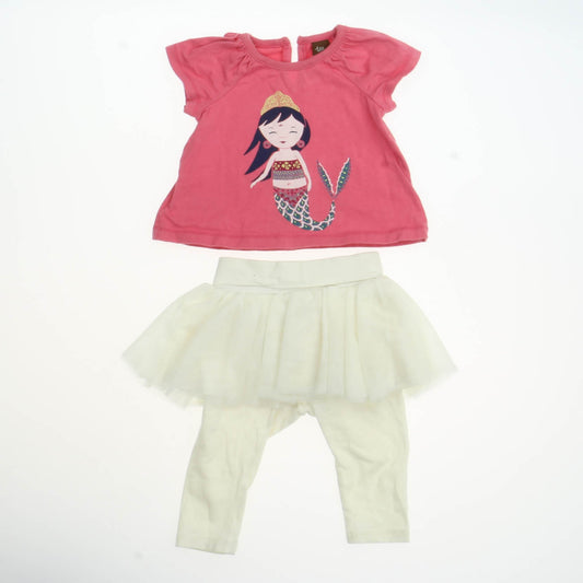 Gap | Tea Girls Pink | White Apparel Sets Size: 3-6M Pink | White