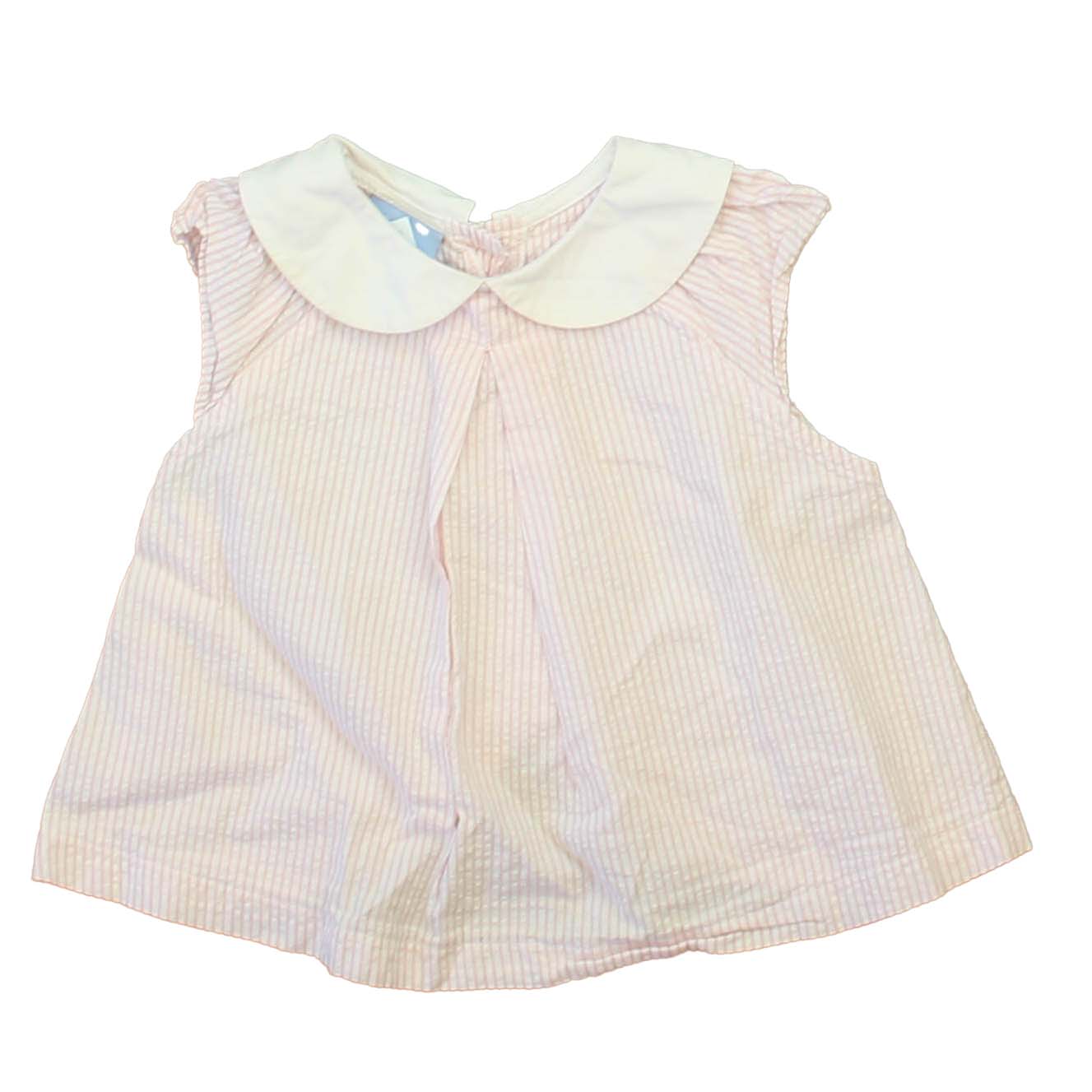 Bella Bliss Girls Pink | White Blouse Size: 18 Months