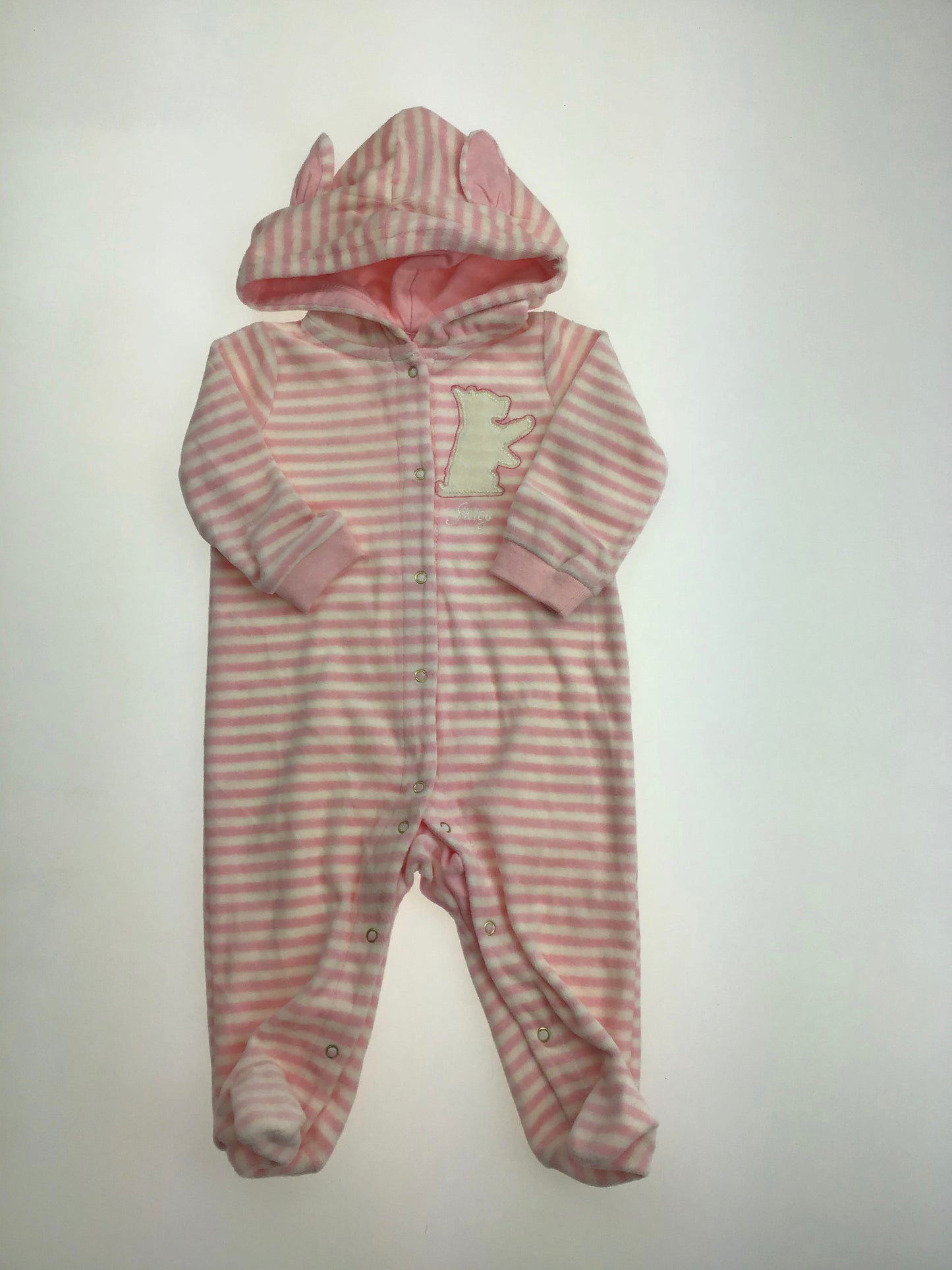 Juicy Couture Girls Pink | White Long Sleeve Outfit Size: 3-6 Months Pink | White