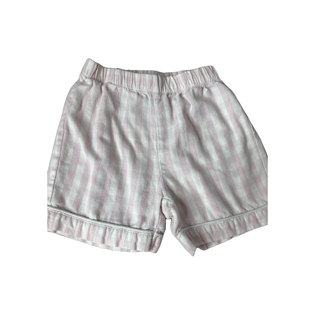 Petit Plume Unisex pink | White Shorts Size: 2T pink | White