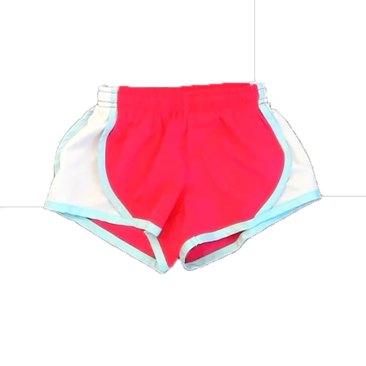 90 Degrees Girls Pink | White Athletic Shorts Size: 4T Pink | White