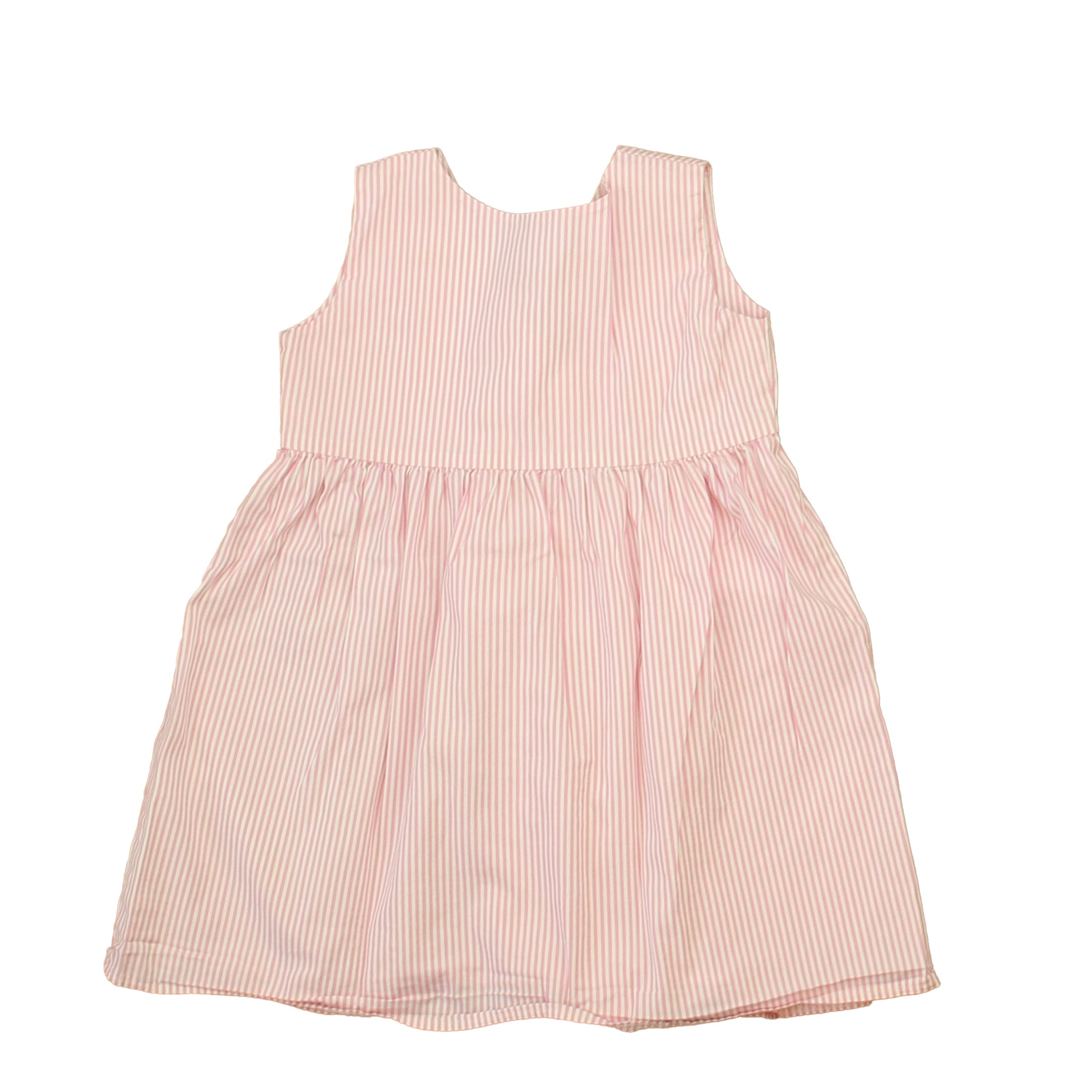 Kristaben Girls Pink | White Dress Size: 12-18 Months Pink | White