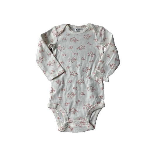 Carters Girls pink | White Onesie Size: 12 months pink | White