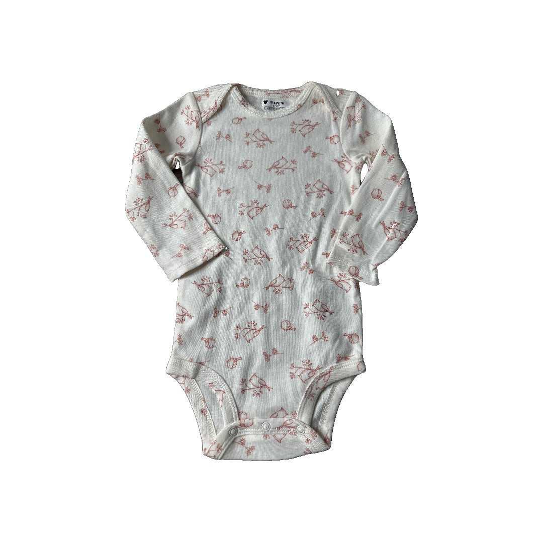 Carters Girls pink | White Onesie Size: 12 months pink | White
