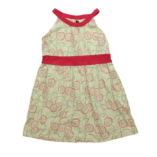 Tea Girls Pink | White Dress Size: 3T