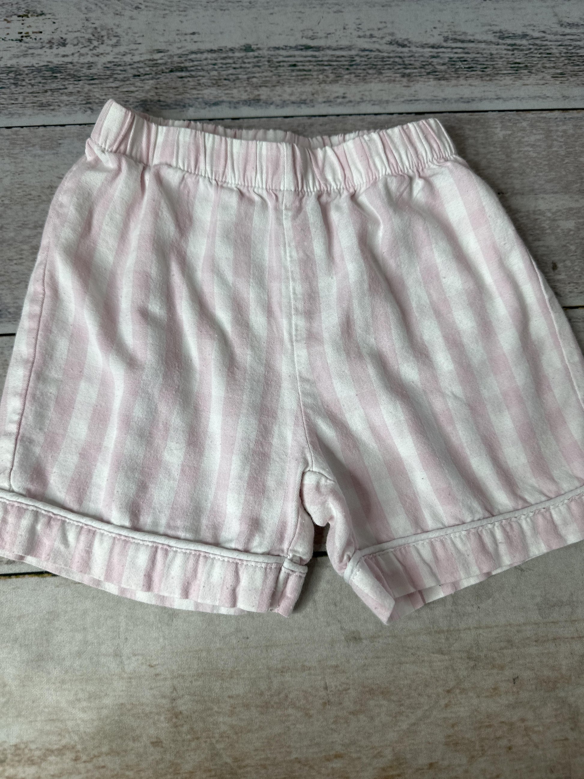 Petit Plume Unisex pink | White Shorts Size: 2T pink | White