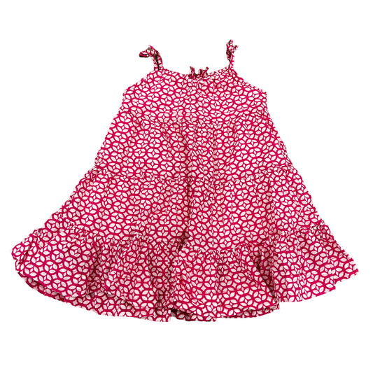 Gap Girls Pink | White Dress Size: 12-18 Months Pink | White