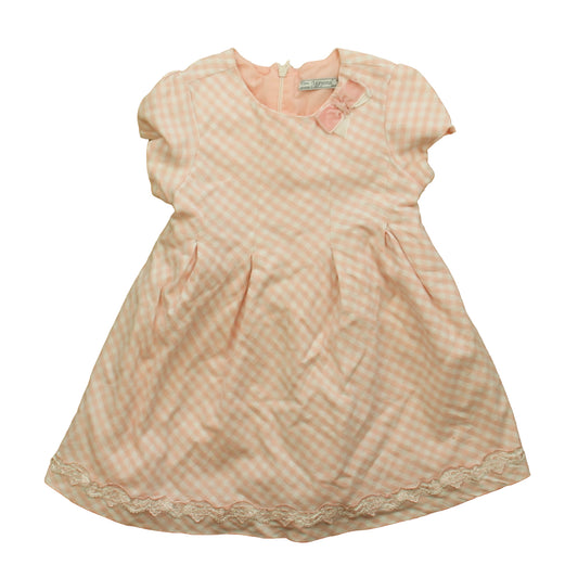 Mayoral Girls Pink | White Dress Size: 24 Months Pink | White