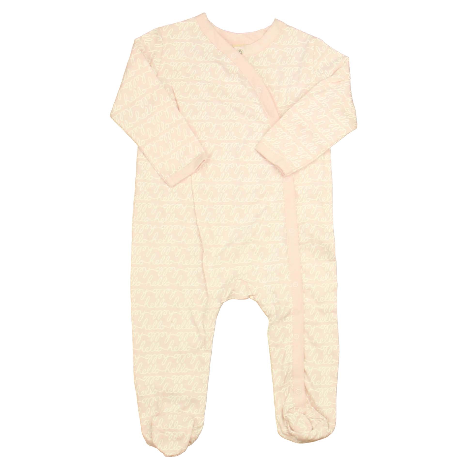 Harper Canyon Girls Pink | White Long Sleeve Outfit Size: 6 Months Pink | White