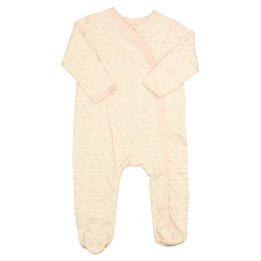 Harper Canyon Girls Pink | White Long Sleeve Outfit Size: 6 Months Pink | White