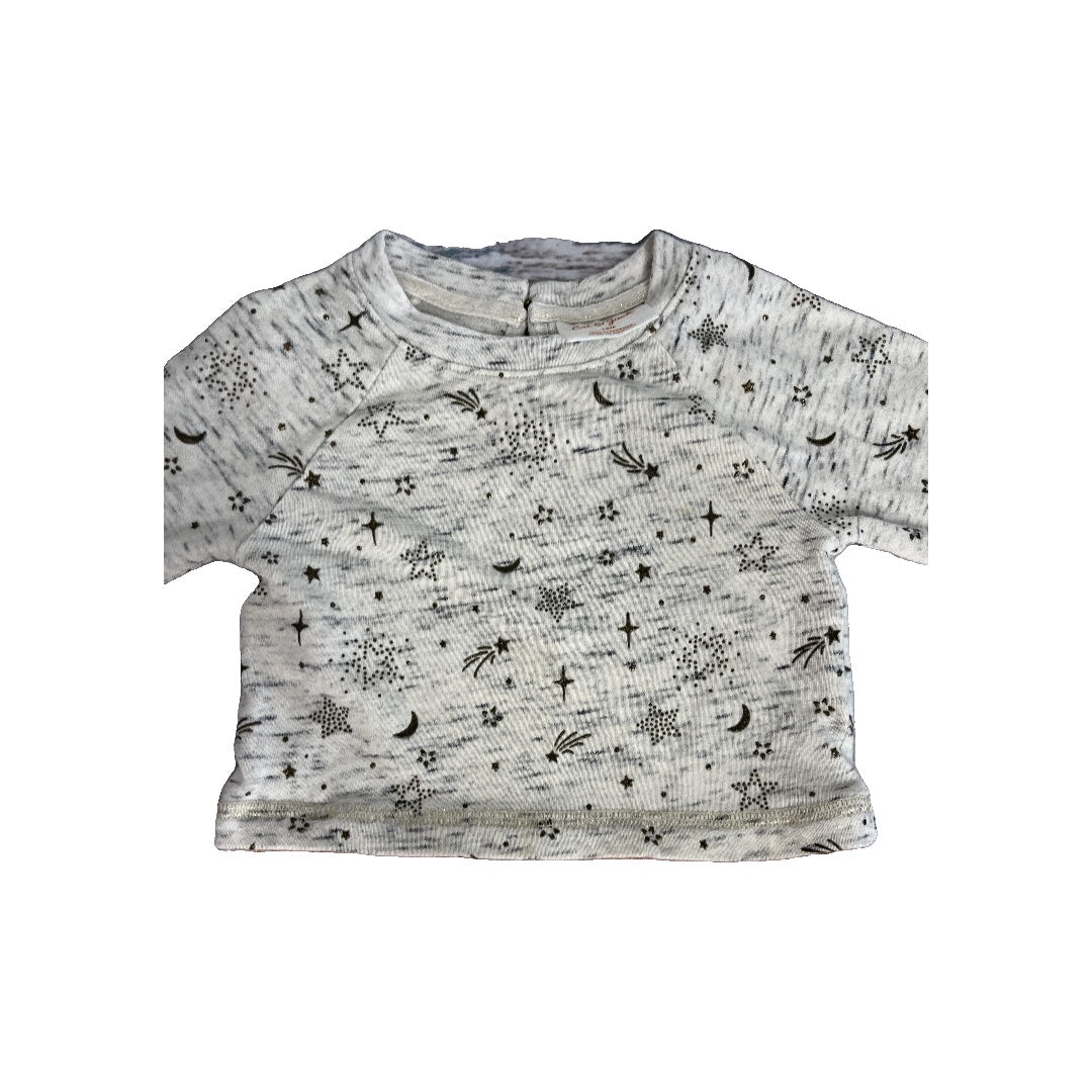 Cat & Jack Girls pink | White Sweater Size: 18 months pink | White