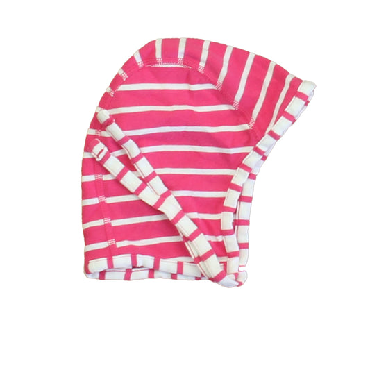 Hanna Andersson Girls Pink | White Hat Size: 2-3T Pink | White
