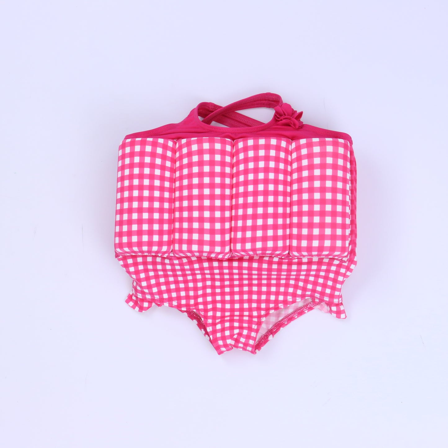 Unknown Brand Girls Pink | White 1-piece Swimsuit Size: *3-6 Months Pink | White