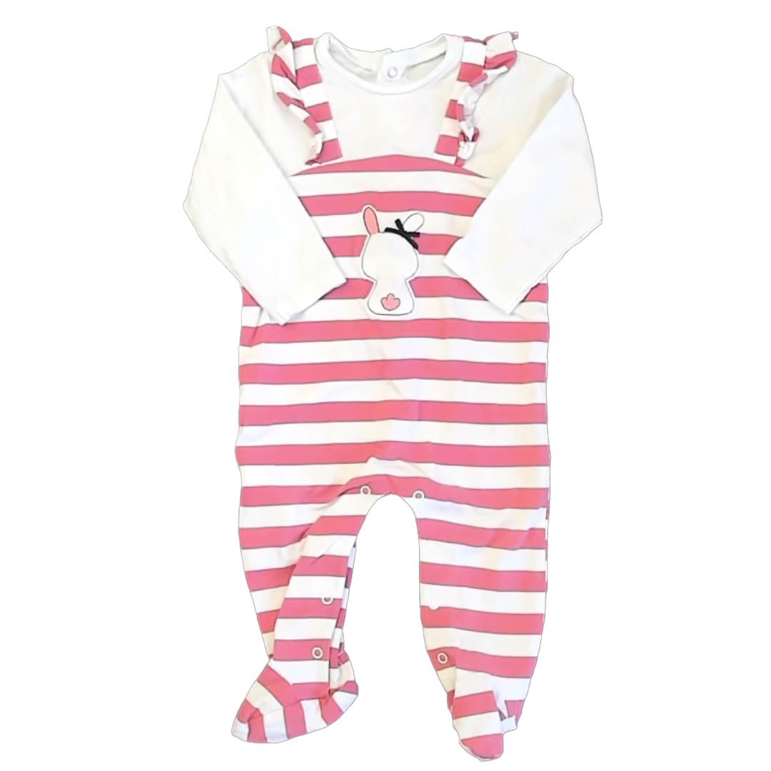 Mayoral Girls Pink | White Long Sleeve Outfit Size: 4 Months Pink | White