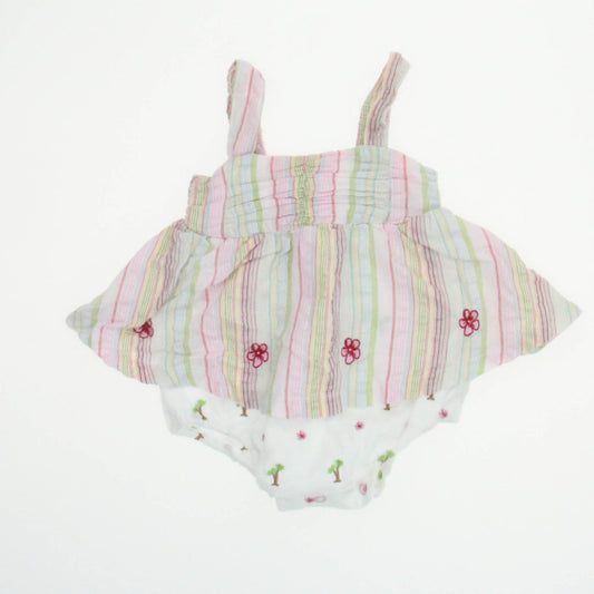 Tangerine Girls Pink | White Romper Size: 6 Months Pink | White