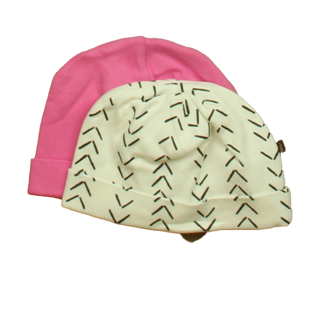 Tea Girls Pink | White Hat Size: 0-3 Months