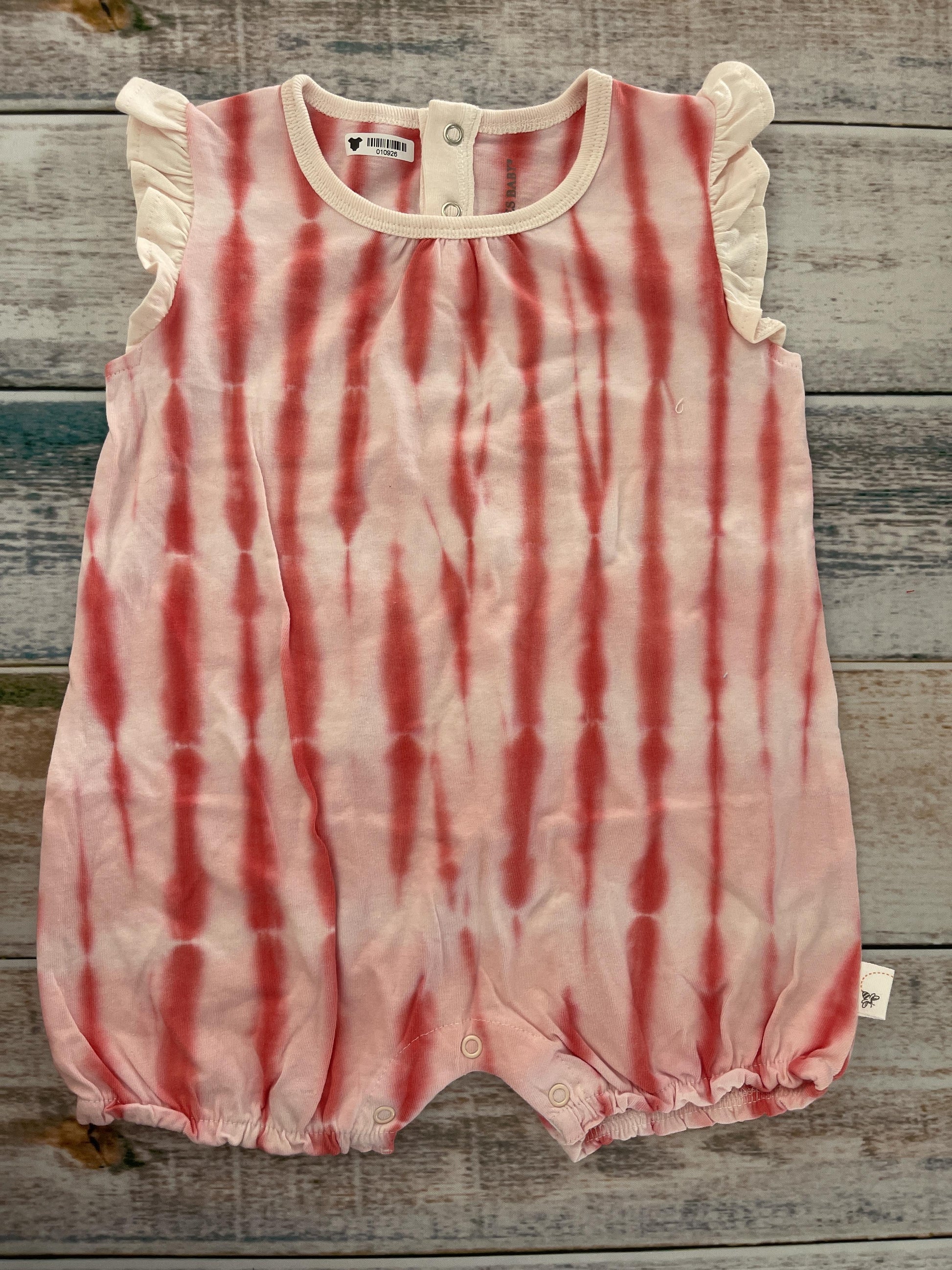 Burt's Bees Girls pink | White Romper Size: 18 months pink | White