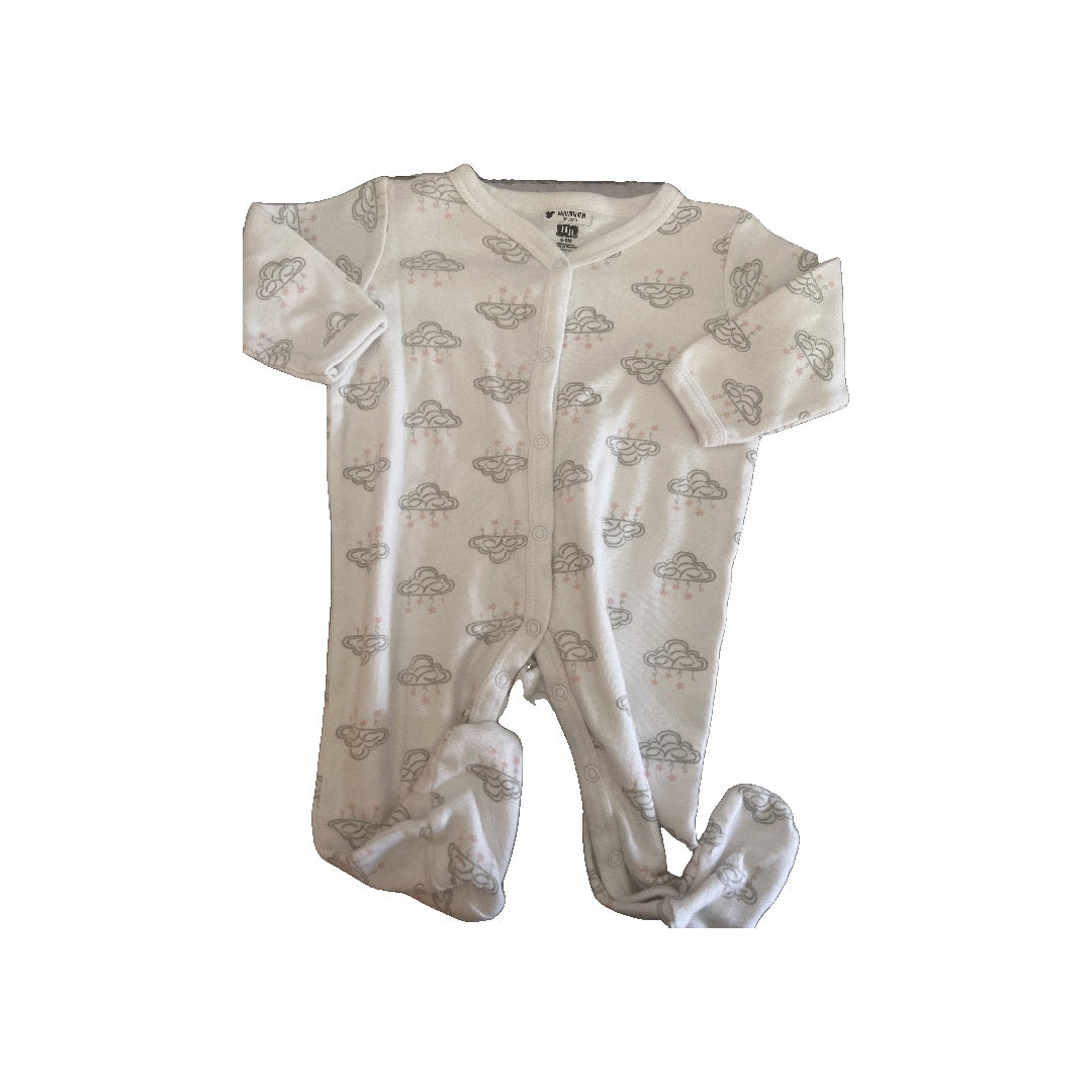 Hudson Girls pink | Wool White Pajamas Size: 6-9 months pink | Wool White
