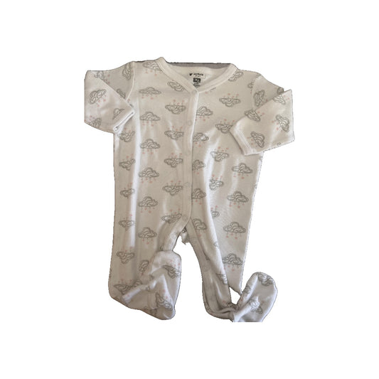 Hudson Girls pink | Wool White Pajamas Size: 6-9 months pink | Wool White