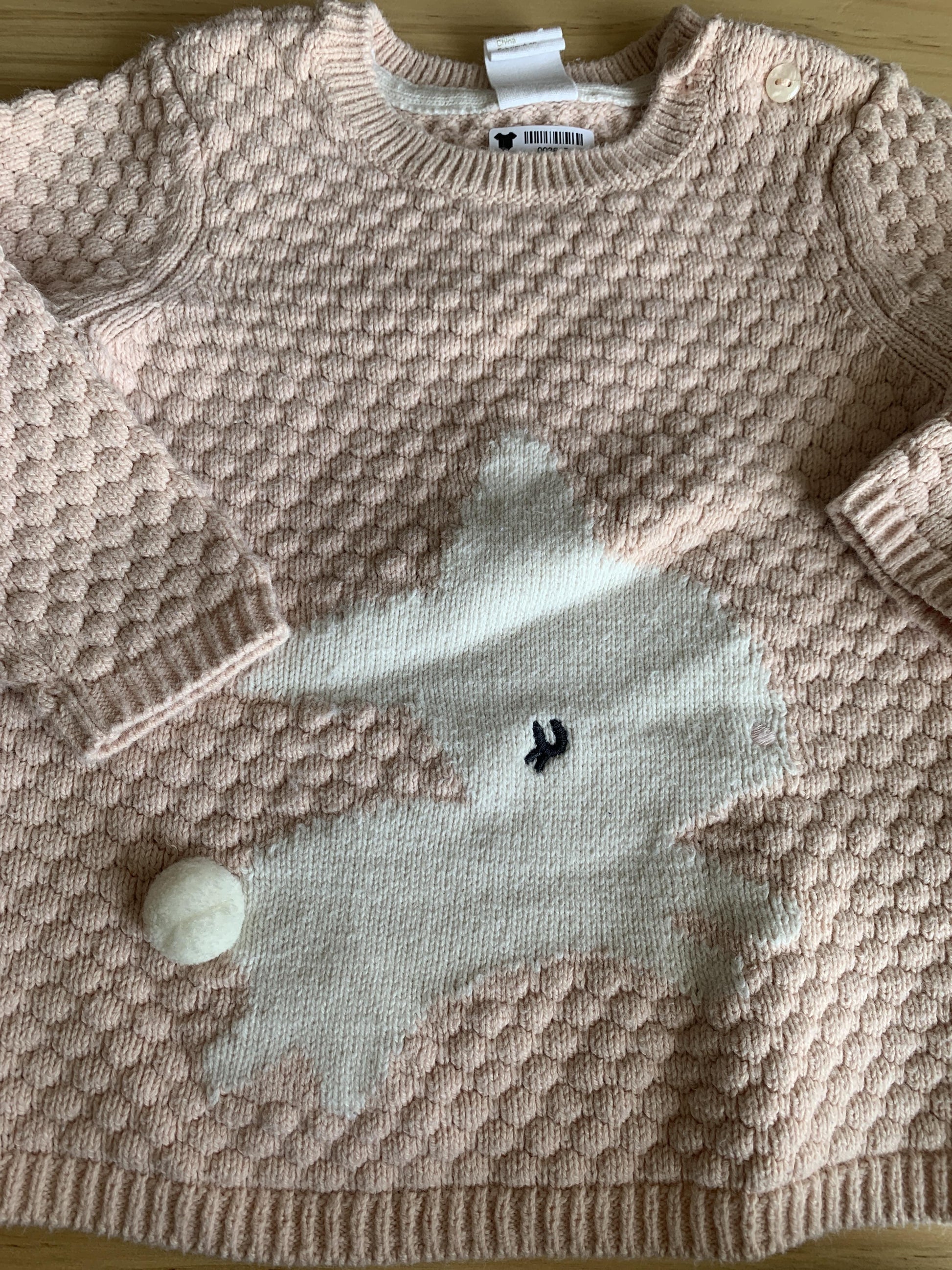 Girls pink | Wool White Sweater Size: 9-12 Months pink | Wool White