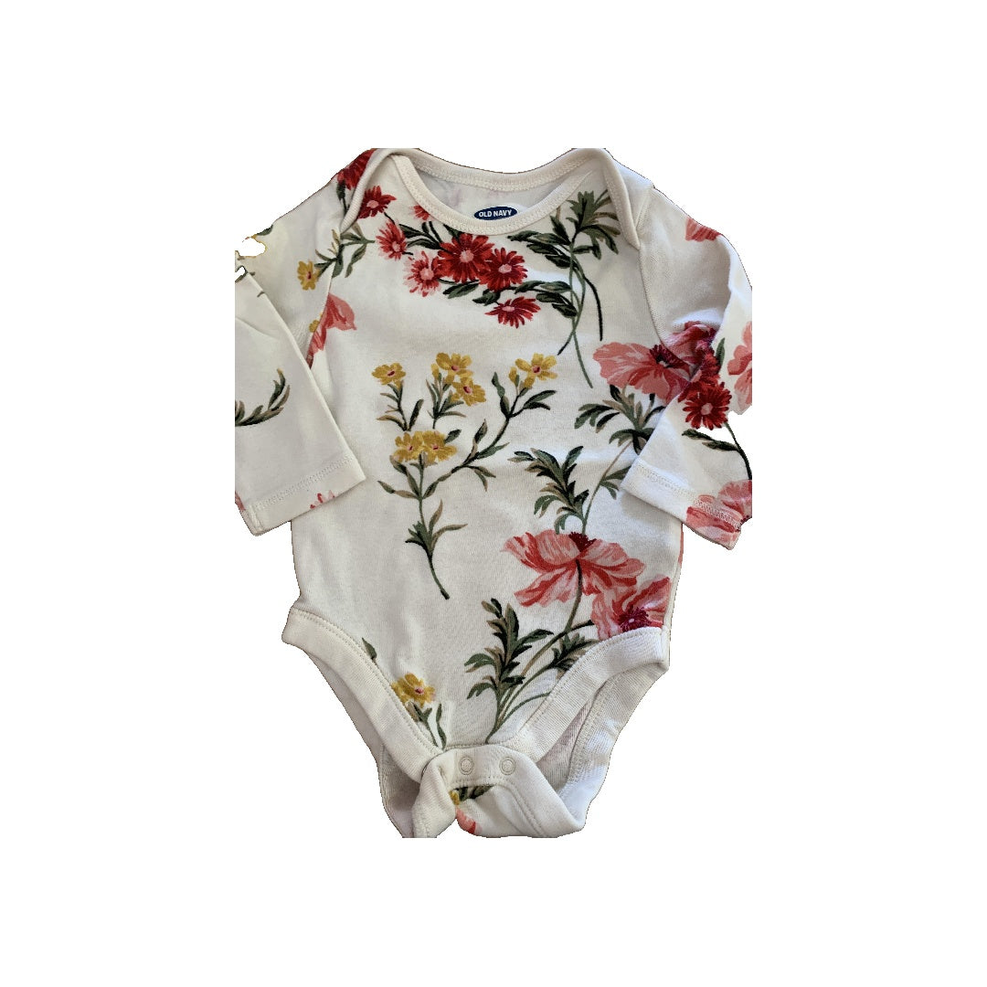 Old Navy Girls pink | Wool White Onesie Size: 3-6 months pink | Wool White