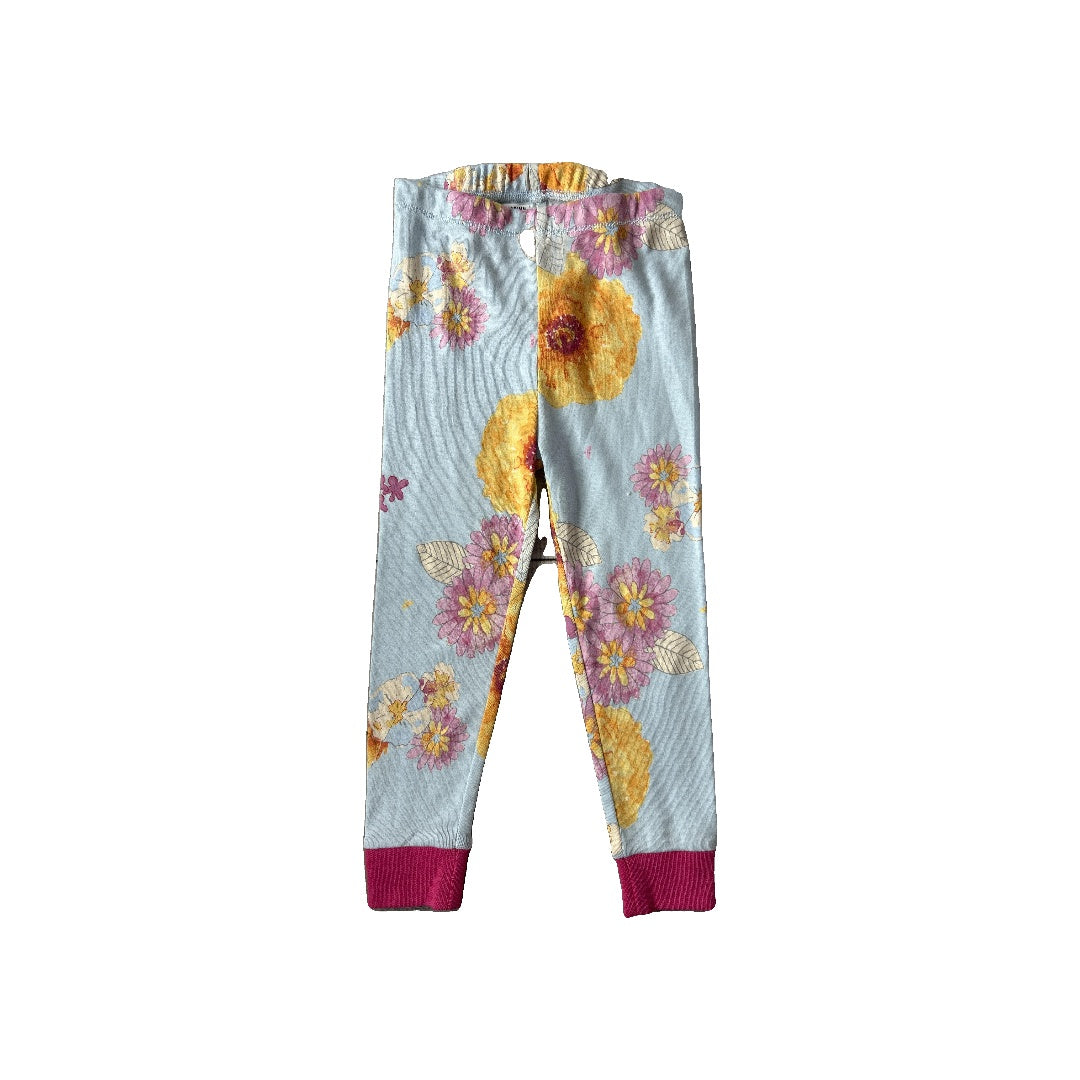 Burt's Bees Girls pink | Yellow | Flowers Pajamas Size: 2T pink | Yellow | Flowers